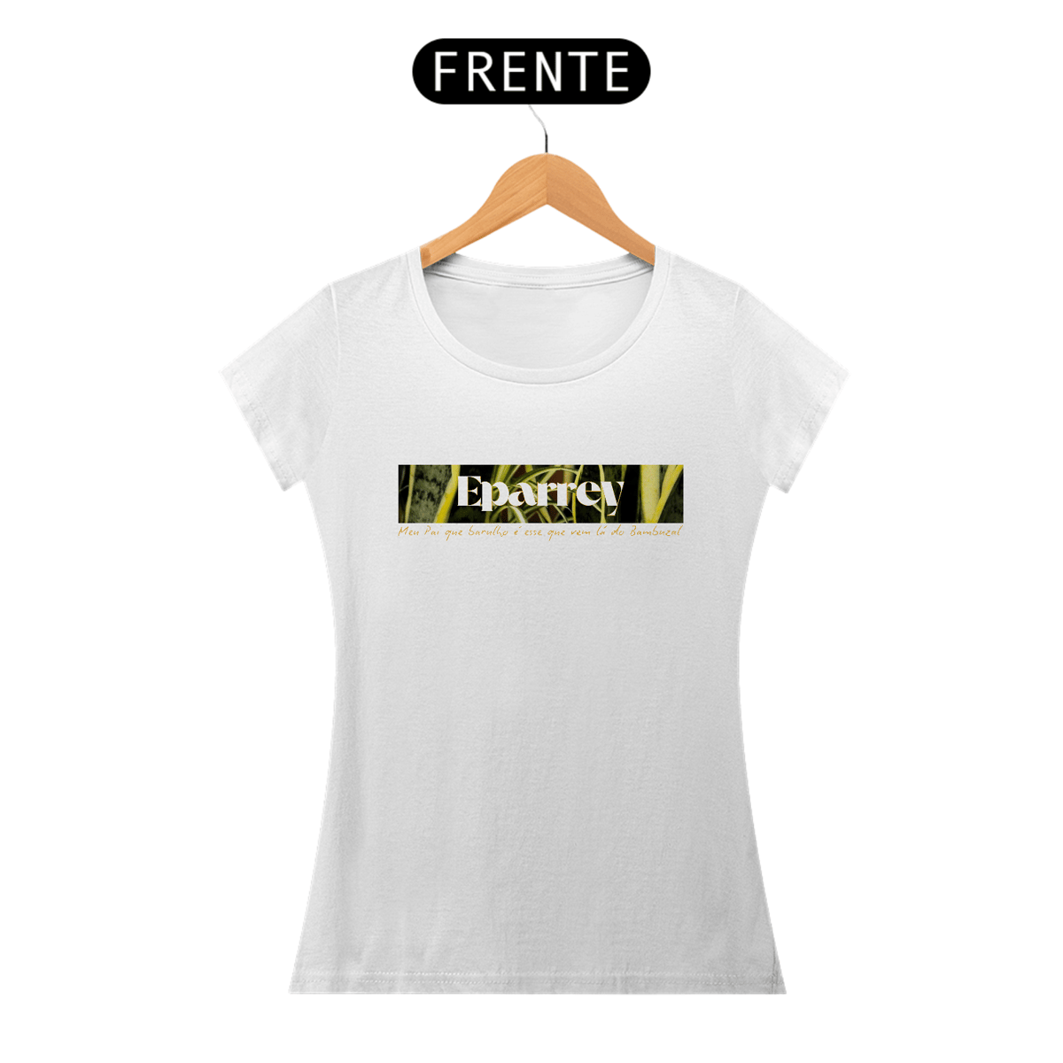 Nome do produto: Baby Look Espada de Iansã Amarela