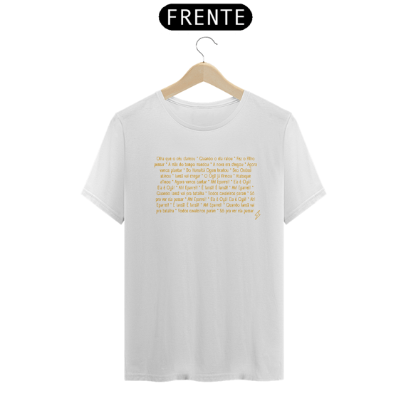 Camiseta Salve o Ponto - Ela é Oyá Amarela