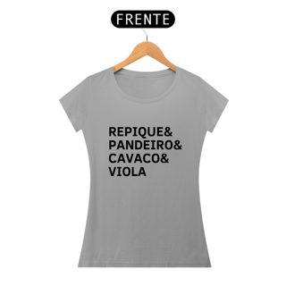 Nome do produto Baby Look Repique, Pandeiro, Cavaco e Viola