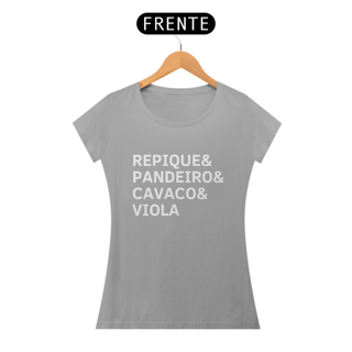 Nome do produto Baby Look Repique, Pandeiro, Cavaco e Viola