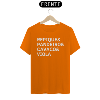 Nome do produto Camiseta Repique, Pandeiro, Cavaco e Viola