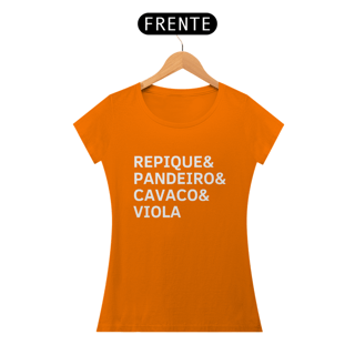 Nome do produto Baby Look Repique, Pandeiro, Cavaco e Viola