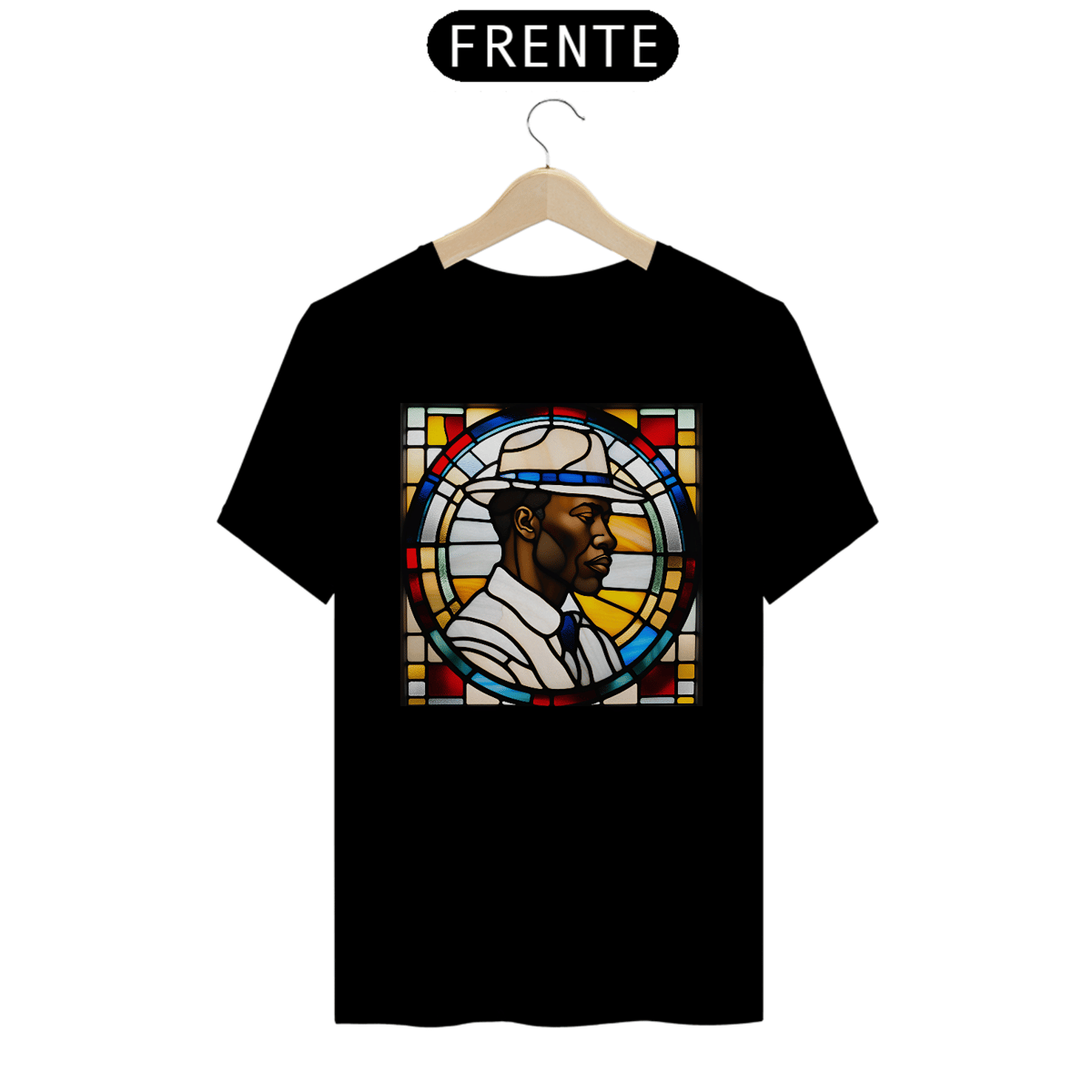 Nome do produto: Camiseta Malandro em Vitral