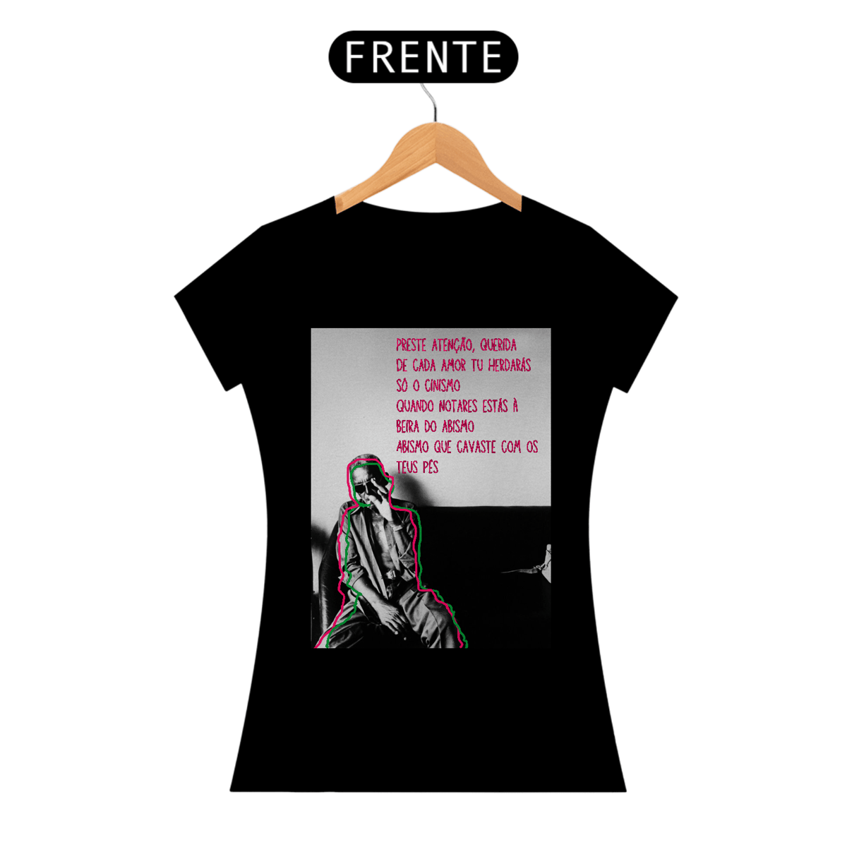 Nome do produto: Baby Look Preste Atenção, Querida