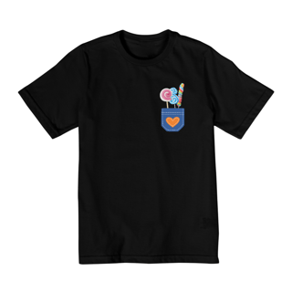 Nome do produto Camiseta Infantil Bolso de Pirulito