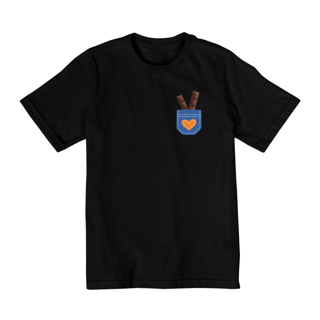 Nome do produto Camiseta Infantil Bolso de Chocolate