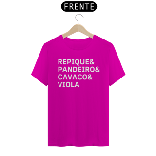 Nome do produto Camiseta Repique, Pandeiro, Cavaco e Viola