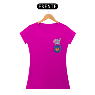 Nome do produto Baby Look Bolso de Pirulito