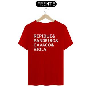 Nome do produto Camiseta Repique, Pandeiro, Cavaco e Viola