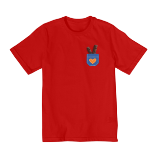 Nome do produto Camiseta Infantil Bolso de Chocolate