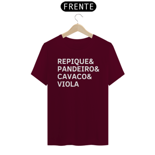 Nome do produto Camiseta Repique, Pandeiro, Cavaco e Viola