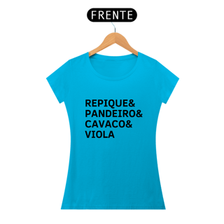 Nome do produto Baby Look Repique, Pandeiro, Cavaco e Viola