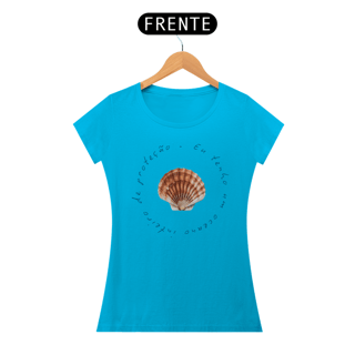 Nome do produto Baby Look Oceano de Proteção Concha Vieira