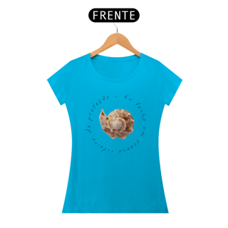 Nome do produto Baby Look Oceano de Proteção Concha Espiral