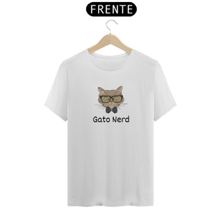 Camiseta 'Gato Nerd'