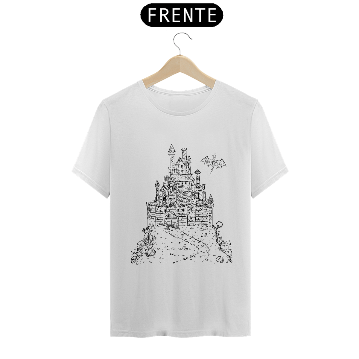 Nome do produto: Camiseta \'Castelo do Dragão\'