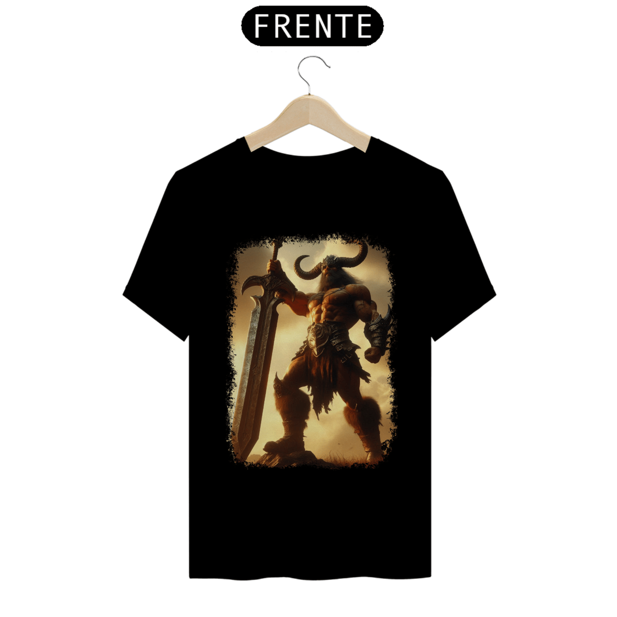 Nome do produto: Camiseta \'Bárbaro\'