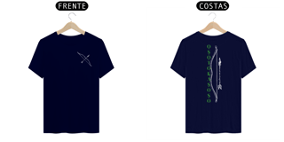 Nome do produto Camiseta Oxóssi - O Caçador de uma flecha só - Tecidos Escuros