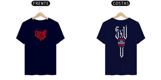 Nome do produto Exú na Defesa - Camisa Masculina - Tecidos Escuros