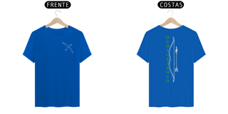 Nome do produto Camiseta Oxóssi - O Caçador de uma flecha só - Tecidos Escuros