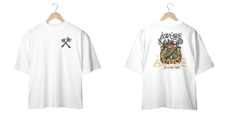 Nome do produto Xangô - Venham Saudar o Rei - Camiseta Oversized - Tecidos Claros