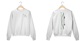 Nome do produto Oxóssi - O Caçador de uma flecha só - Moletom - Tecidos Claros