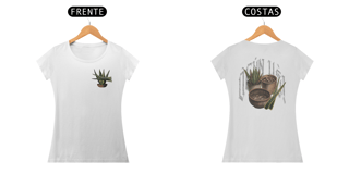 Nome do produto Camiseta Ogum - Senhor de Irê! - Tecidos Claros - Feminina