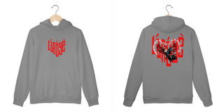 Nome do produto Exú - Salve, mensageiro! - Moletom com Canguru - Tecidos Escuros