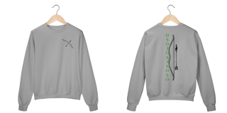 Nome do produto Oxóssi - O Caçador de uma flecha só - Moletom - Tecidos Claros