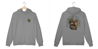 Nome do produto Ogum - Senhor de Irê! - Moletom Canguru - Tecidos Claros