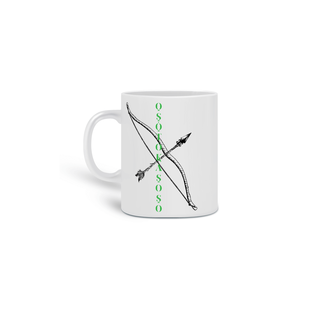 Nome do produto: Oxóssi - O Caçador de uma flecha só - Caneca