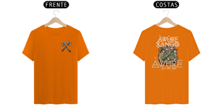 Nome do produto Camiseta Xangô - Venham Saudar o Rei - Tecidos Escuros