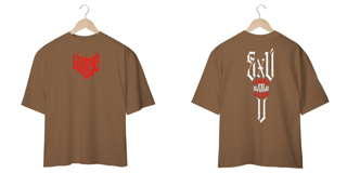 Nome do produto Exú na Defesa - Camisa Oversized - Tecidos Escuros