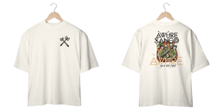 Nome do produto Xangô - Venham Saudar o Rei - Camiseta Oversized - Tecidos Claros