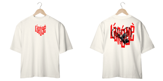 Nome do produto Exú - Salve, mensageiro! - Camiseta Oversized - Tecidos Claros