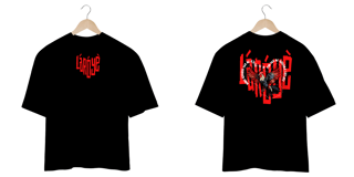 Nome do produto Exú - Salve, mensageiro! - Camiseta Oversized - Tecidos Escuros