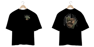 Nome do produto Ogum - Senhor de Irê! - Camiseta Oversized - Tecidos Escuros