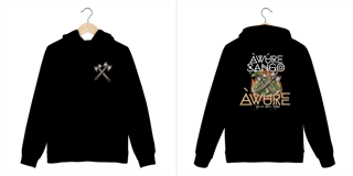 Nome do produto Xangô - Venham Saudar o Rei - Moletom com Canguru - Tecidos Escuros