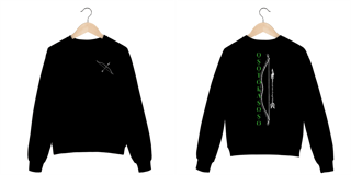 Nome do produto Oxóssi - O Caçador de uma flecha só - Moletom - Tecidos Escuros