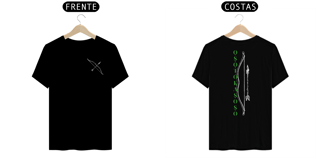 Nome do produto Camiseta Oxóssi - O Caçador de uma flecha só - Tecidos Escuros