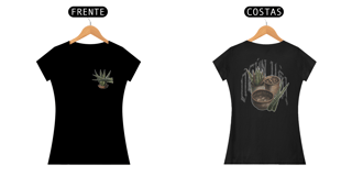 Nome do produto Camiseta Ogum - Senhor de Irê! - Tecidos Escuros - Feminina
