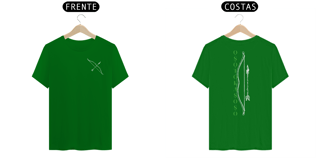 Nome do produto Camiseta Oxóssi - O Caçador de uma flecha só - Tecidos Escuros