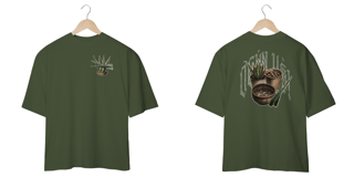 Nome do produto Ogum - Senhor de Irê! - Camiseta Oversized - Tecidos Escuros