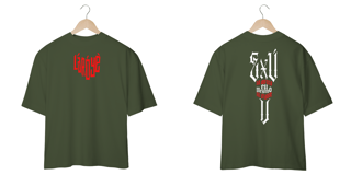 Nome do produto Exú na Defesa - Camisa Oversized - Tecidos Escuros