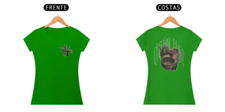 Nome do produto Camiseta Ogum - Senhor de Irê! - Tecidos Escuros - Feminina