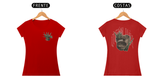 Nome do produto Camiseta Ogum - Senhor de Irê! - Tecidos Escuros - Feminina