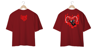 Nome do produto Exú - Salve, mensageiro! - Camiseta Oversized - Tecidos Escuros