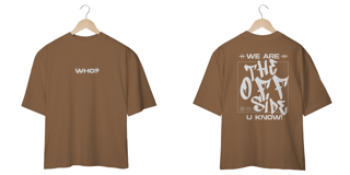Nome do produto Oversized Who? [Cores escuras]