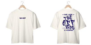 Nome do produto Oversized Who? [Cores claras]