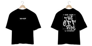 Nome do produto Oversized Who? [Cores escuras]